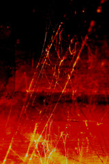 Fototapeta na wymiar Molten volcanic lava abstract art