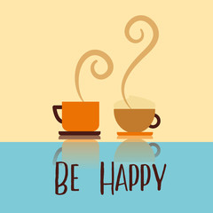 Coffee cup vector design