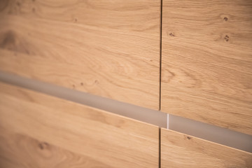 Détails d'une armoire en bois