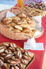 Buffet pour le petit déjeuner