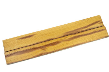 Sawed timber wood striped prepare