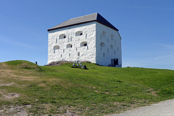 Fototapeta na wymiar Donjon in der Festung Kristiansten in Trondheim