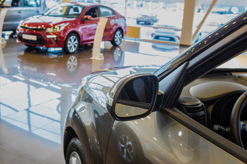 Obraz premium Samochody na sprzedaż Rząd partii towaru.