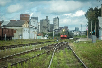 Fototapeta premium view of the station