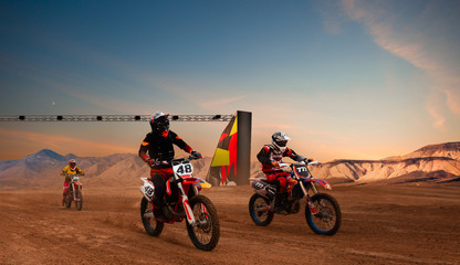 Obraz na płótnie Canvas Motocross