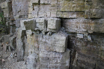 Texture of stones on seashore. Natural background