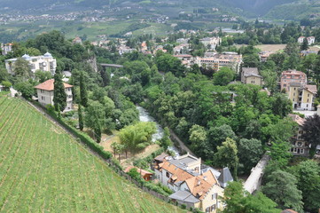 Kurstadt Meran in Südtirol (Italien)