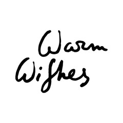 Doodle grunge lettering. Brush calligraphy text for banner, poster, greeting card, party invitation. Vector illustration