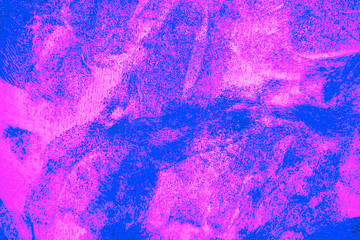Plastered wall in neon colors.