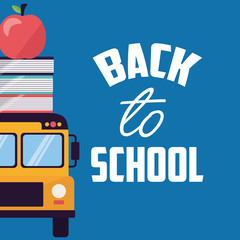 Back to school vector design