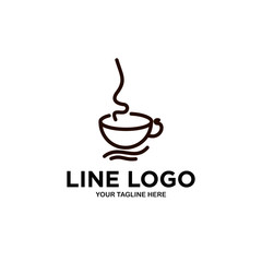 Abstract Logo Design Creative Line Vector