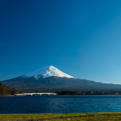 Mt. Fuji at kawaguchiko Fujiyoshida, Japan.