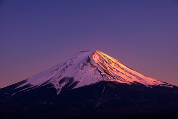 Mt. Fuji at kawaguchiko Fujiyoshida, Japan.