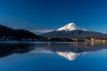 Mt. Fuji at kawaguchiko Fujiyoshida, Japan.