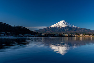 Mt. Fuji at kawaguchiko Fujiyoshida, Japan.