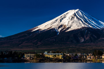 Fototapeta premium Mt. Fuji at kawaguchiko Fujiyoshida, Japan.