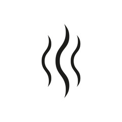 Smoke icon. Simple vector illustration