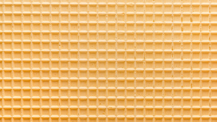 empty yellow wafer background for your design, panorama