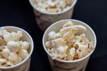 Popcorn in Small Serving Cups