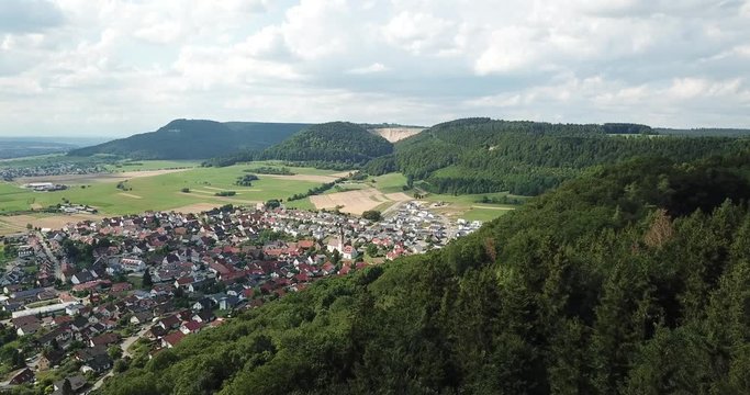 Ru&szlig;berg Heuberg aus der Luft