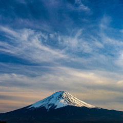 Mt. Fuji at kawaguchiko Fujiyoshida, Japan.