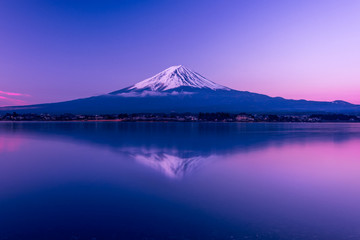 Mt. Fuji at kawaguchiko Fujiyoshida, Japan.