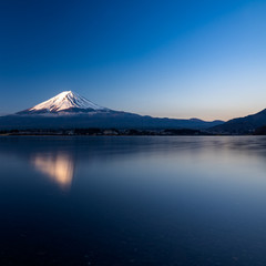 Mt. Fuji at kawaguchiko Fujiyoshida, Japan.