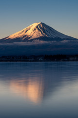 Fototapeta premium Mt. Fuji at kawaguchiko Fujiyoshida, Japan.