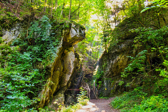 a stairway to the cliffs