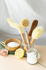 natural ecological friendly homemade cleaning tools