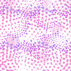 Abstract geometric violet halftone seamless pattern. Hipster fashion design print halftone background. Modern stylish texture. Repeating tiles from small triangles. 