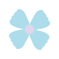 cute flower garden plant decorative icon