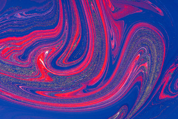 Liquid acrylic- color blot