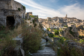 Matera, the city of stones of Matera in Basilicata, European capital of culture and UNESCO world heritage site