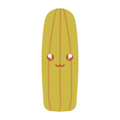 exotic cactu plant kawaii character