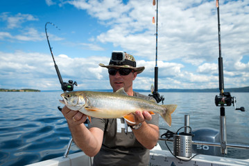 Beautiful arctic char from Vattern lake © Piotr Wawrzyniuk