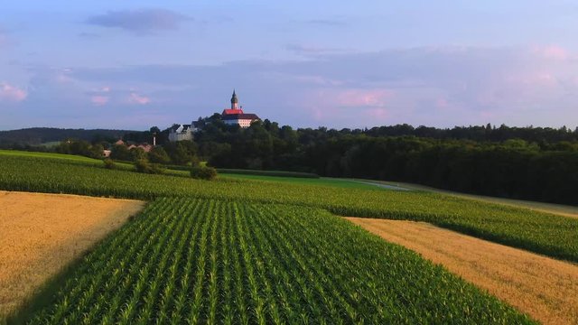 Rural Landscape at Andechs Monastery, Bavaria, Germany