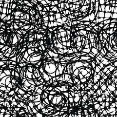 Obraz premium Seamless black and white grunge background
