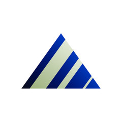 modern abstract triangle design 
