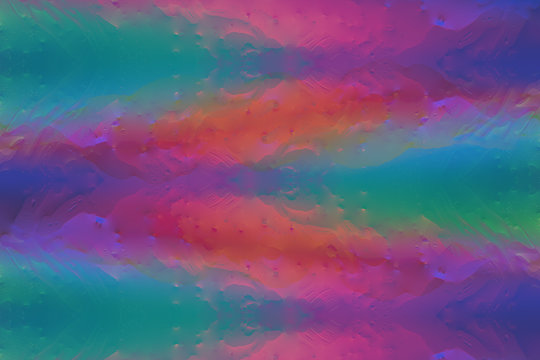 Artsy Neon Texture Liquid Colorful
