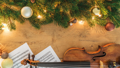 Weihnachtliche Violine	