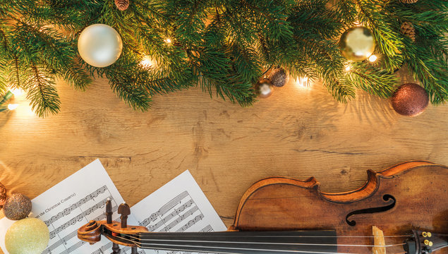 Weihnachtliche Violine	