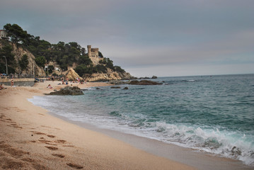 Spanish seaside for summer holidays