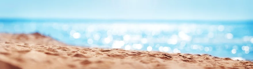 Foto auf Alu-Dibond Blurred sea backgroundBlurred sea background with beautiful bokeh © candy1812