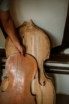 Contrabass reparation