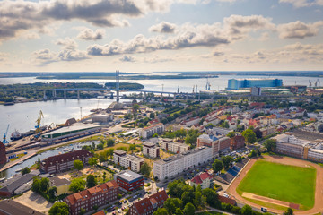 Stralsund aerial view