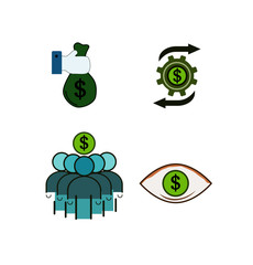 icon set business for web
