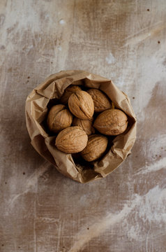 walnuts in a bag