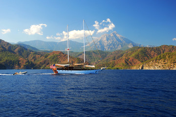 Segeln vor der K&uuml;ste der T&uuml;rkei