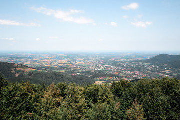 A view from Wielka Czantoria on the Ustron